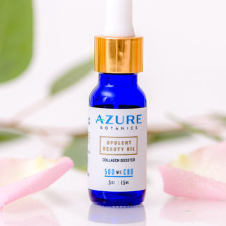 Opulent Beauty Oil Azure Botanics Full Spectrum Hemp Extract Oil CBD Skin Care