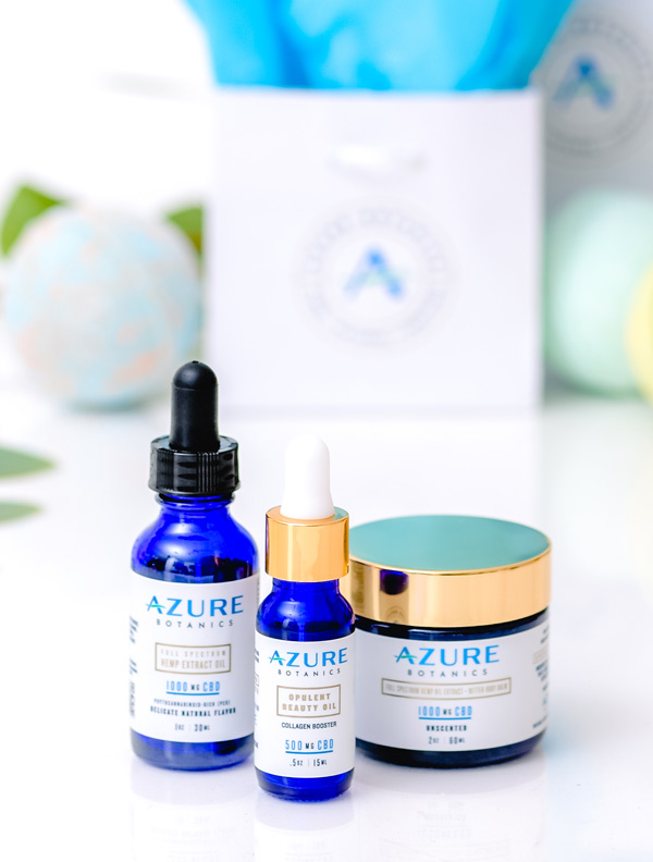 azure botanics cbd oil product