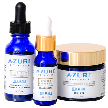 azure botanics cbd oil product